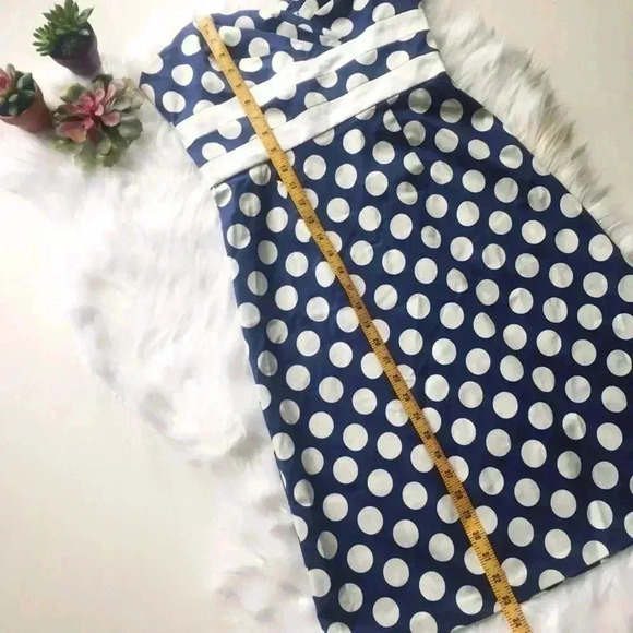 Donna Rico Polka Dot Strapless Dress with Tie Back - Picture 5 of 8